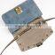 2016 Direct Wholesale new trend Genuine leather & bags handbag with jean for woman