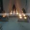 reflection effect Christmas tree style glass candle holder