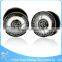 NEW! Black Steel Picture Set Tunnel Ear Plug Piercing