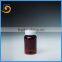 plastic Material and pharmaceutical amber plastic pill/capsule bottle with CRC cap/aluminum metal cap