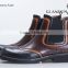 Fashion cool mens chelsea boot genuine leather boots for men