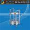 China Popular Mobile Dining Car For Sale And 2 Layers Push Cart Trolley
