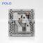 2015 wholesale universal multi plug sockets three pin plug socket multi plug wall socket