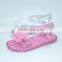 2016 soft sole new kid sandal pretty flower design pvc