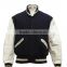 Custom leather sleeve varsity jacket,custom bomber leather sleeves varsity jacket,custom leather sleeves baseball varsity jacket