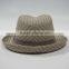 Ladies fashion winter fedora hat with rolled brim
