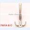 Furniture Metal hook zinc alloy hook double hangs hook
