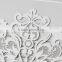 Personalized white laser cut wedding invitations with white ribbons