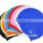 Elastic silica river bathing cap for black hair