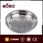 stainless steel food tray dinner plate with different size