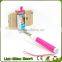 Double system extendable mirror Selfie Stick,D09 Selfie Stick Monopod with Glass Mirror