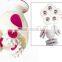 Simple and convenient rolling face massager