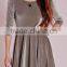 Short sleeve luxe velvet mini skater dress