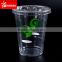 Supply disposable clear PET plastic cups with dome lids, cold drinking cups