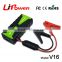 Multifunctional car emergency tool 12v mini car battery charger mini jump starter with 600a peak current