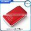 High quality dual usb outputs portable power bank 6600mAh for cellphone