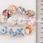 Butterfly pattern metal button snaps,18mm press metal snap button