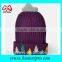 Wholesale Red Beanie Hats Knitted Caps With Big Ball Cute Baby Knitted Winter Hat