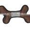 2015 High Quality Resistant training Durable dog oxford toy Bone Shape Brown Colour