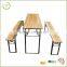 Easy storage or transport outdoor portable folding wooden beer table and bench set                        
                                                Quality Choice