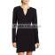 women wholesale V neck nightgown neck design cotton