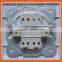 European style flush mounting one gang one way light switch (F6001)