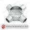 BS4568 electrical wiring accessories & malleable iron pipe fittings & 20mm cross circular box