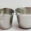 Savage 18/8 Stainless Steel Shot Glasses with Black Leather Case,1oz set of 4 pcs