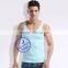 Custom Wholesale 100% Cotton Blank Mens Gym Tank Top