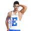 Custom 100% Polyester Men's Tank Tops Gym stringer y back tank top men wholesale