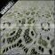 nylon polyester lyca fabric lace textile in double color orange white fabrics for wedding dress