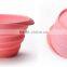 BPA Free Non-Stick Food Grade Heat Resistant Collapsible Silicone Food Containers