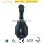 handmade black vase-shaped jewelry busts