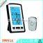 Travel alarm clock with led backlight , glow led battery clock