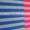 blue white diagonal lines stripe polyester milk fiber julian Spandex printed lycra Fabric