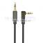 Aluminum Shell 3.5mm Auxiliary 90 degree Right Angle Audio Cable