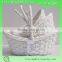 cheap 3 tier wicker gift basket empty