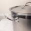 60 gallon CE approved quality guarantee commercial kitchen stainless steel stock pot with compostte bottome for restaurant