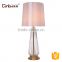 hotel project hotel decorative table lamp with fabric shape