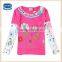 2-6y (F5979) Newest fashion design nova kids wear long sleeve child tshirts embroidery baby tshirts fashion children clothes