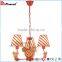 modern orange hotel wall lamps