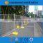 Cheap galvanized temporary fencing, concrete filled block temporary fence base