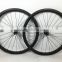 Disc braking! 38mmx25mm carbon clincher wheels for cyclocross bicycle 28H DT 350S Straight pull hub competitive price