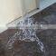 Manufacturing 100cm height floor standing clear acrylic candelabra                        
                                                Quality Choice