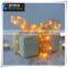 Christmas ribbon light with 2AA battery case for gift packaging