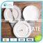 2016 new bone china white ceramic plate and dishes