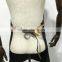 custom high quality black canvas apron for men