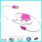 2 in 1 mobile phone retractable usb data cable                        
                                                                                Supplier's Choice