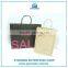 2016 Recycled low cost custom sac papier brown kraft paper handle paper bags