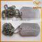 High quality metal engraved dog tag